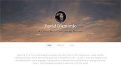 Desktop Screenshot of dantonio.net